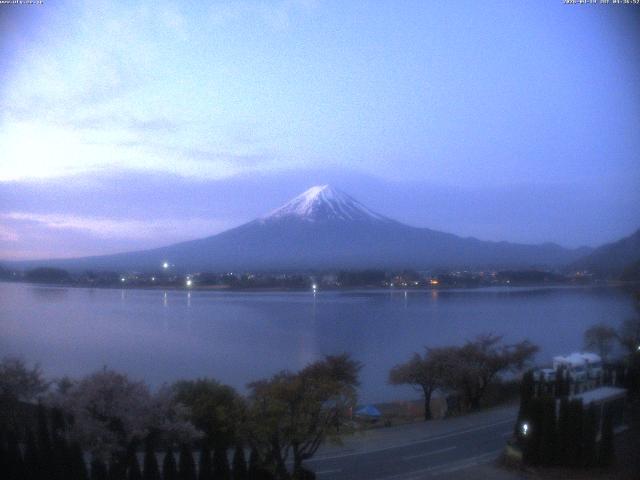 河口湖からの富士山