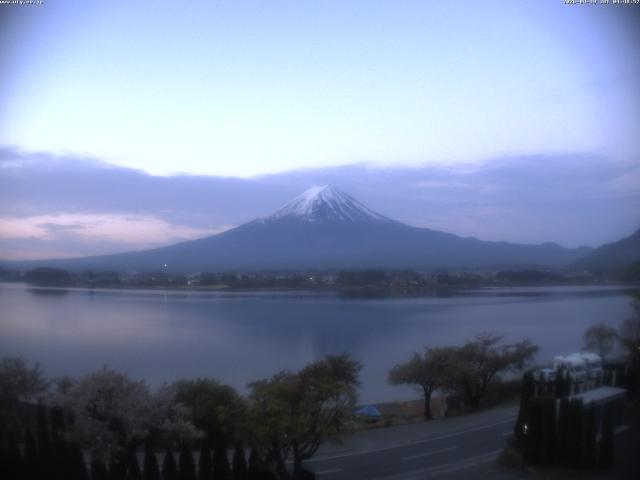 河口湖からの富士山