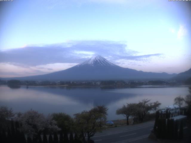 河口湖からの富士山