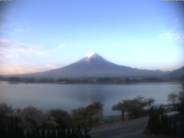 河口湖からの富士山