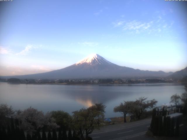 河口湖からの富士山