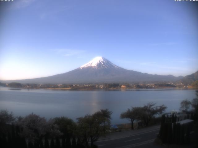 河口湖からの富士山