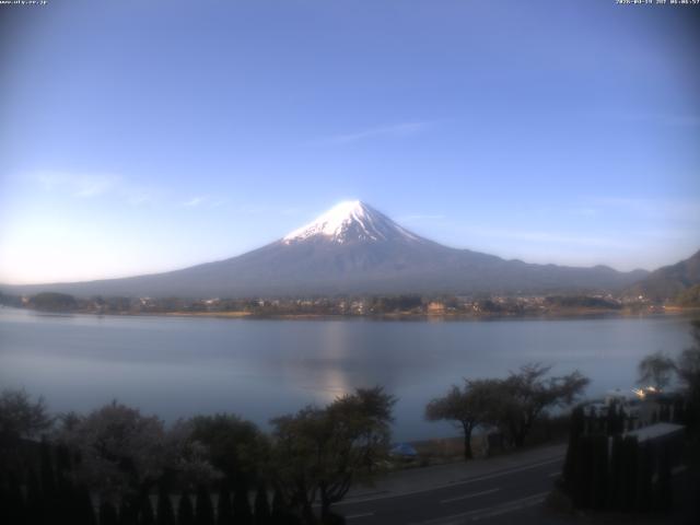 河口湖からの富士山