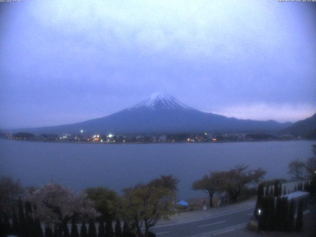 河口湖からの富士山