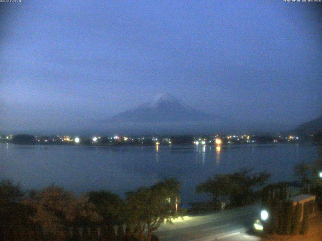 河口湖からの富士山