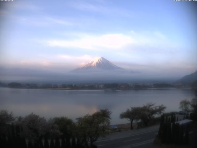 河口湖からの富士山