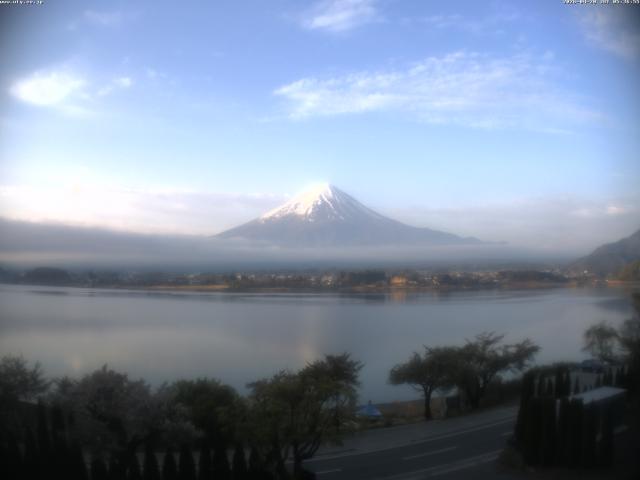 河口湖からの富士山
