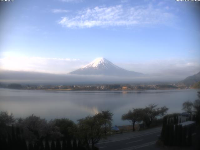 河口湖からの富士山