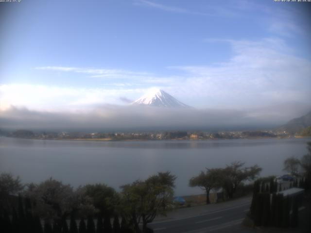 河口湖からの富士山