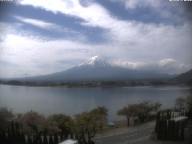 河口湖からの富士山