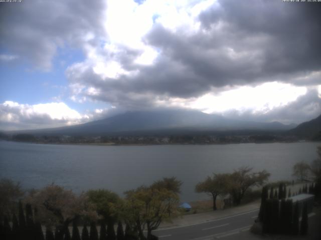 河口湖からの富士山