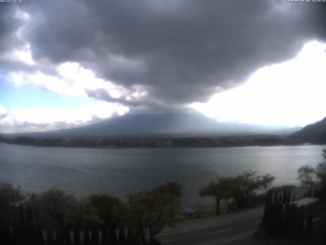 河口湖からの富士山