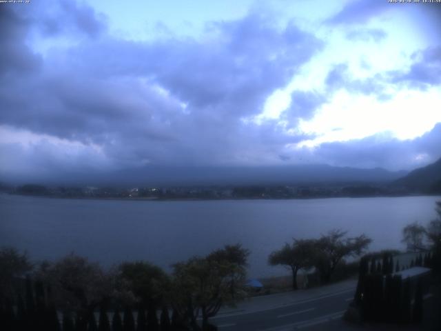 河口湖からの富士山