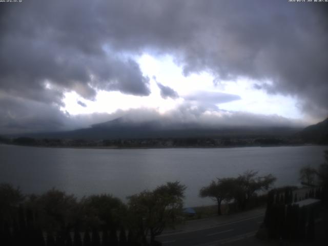 河口湖からの富士山
