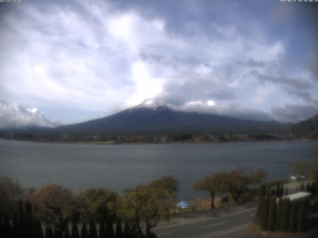 河口湖からの富士山