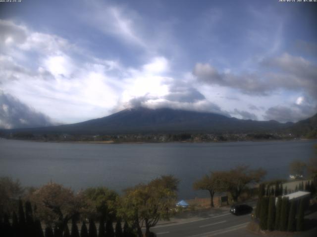 河口湖からの富士山