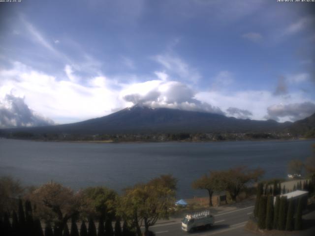 河口湖からの富士山