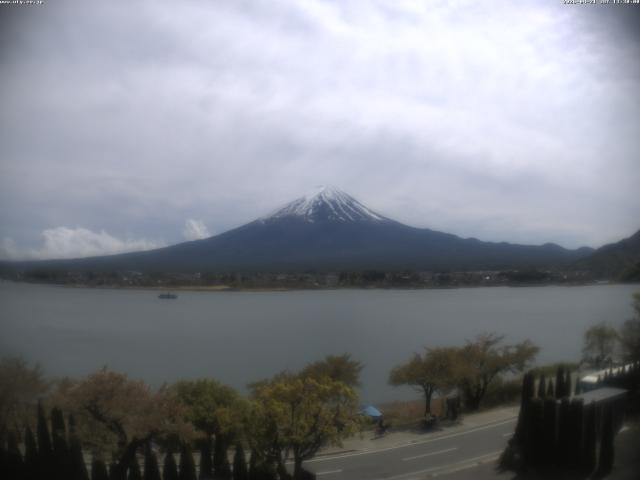 河口湖からの富士山