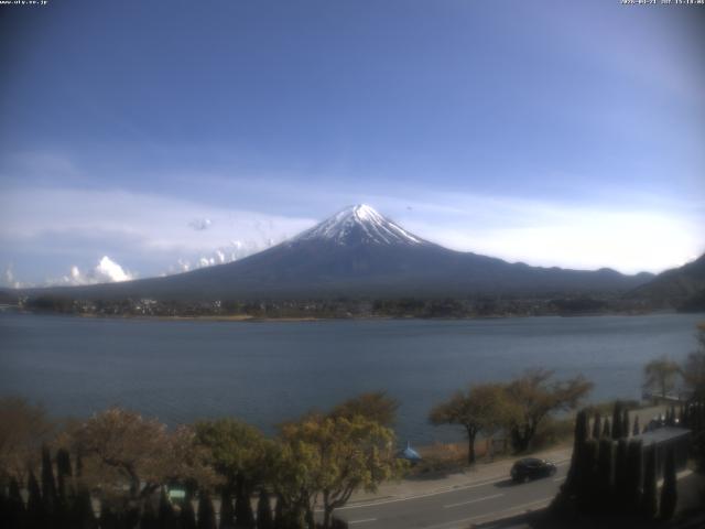 河口湖からの富士山