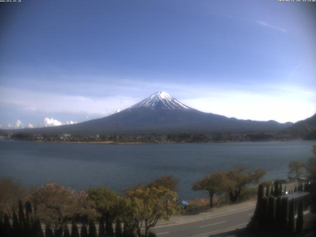 河口湖からの富士山