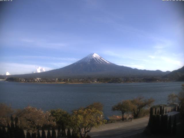 河口湖からの富士山