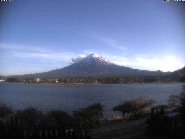河口湖からの富士山