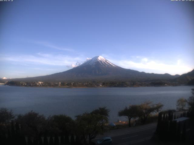 河口湖からの富士山