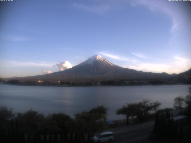 河口湖からの富士山