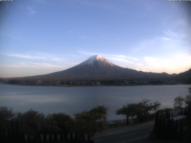 河口湖からの富士山
