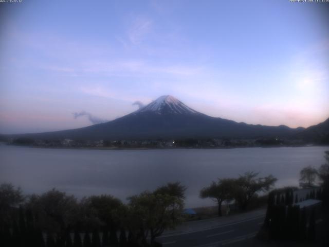 河口湖からの富士山