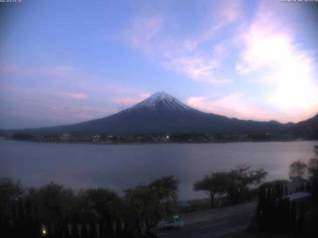 河口湖からの富士山