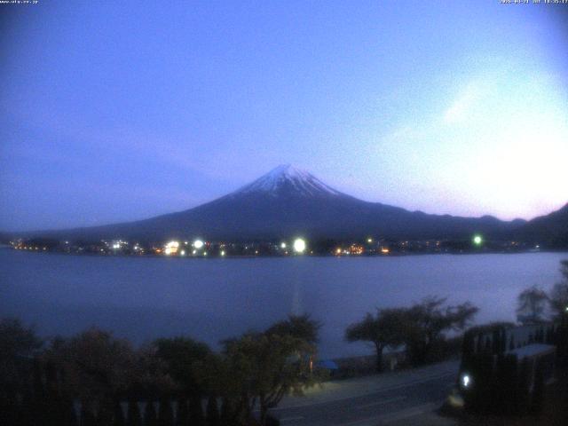 河口湖からの富士山