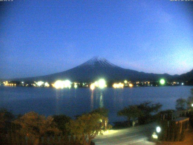 河口湖からの富士山