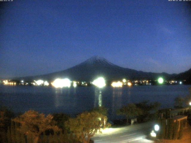 河口湖からの富士山