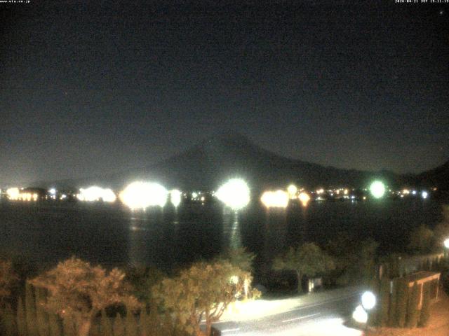 河口湖からの富士山