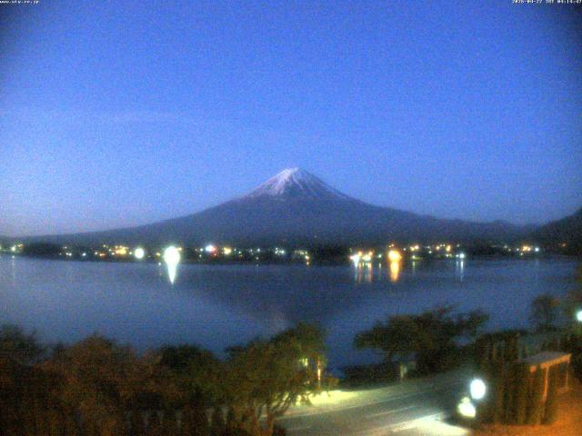 河口湖からの富士山