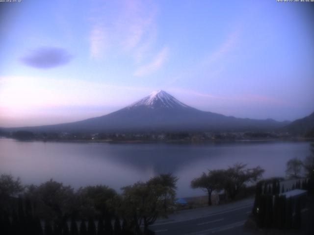 河口湖からの富士山
