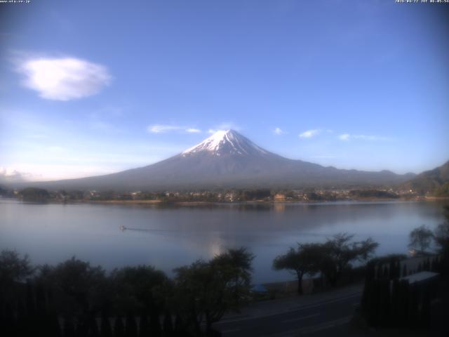河口湖からの富士山