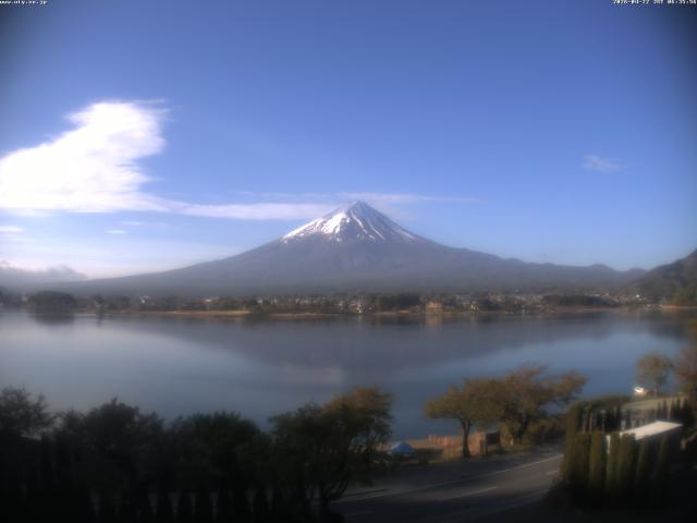 河口湖からの富士山