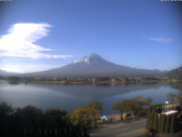 河口湖からの富士山