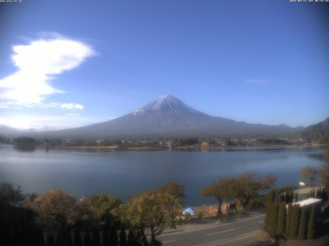 河口湖からの富士山