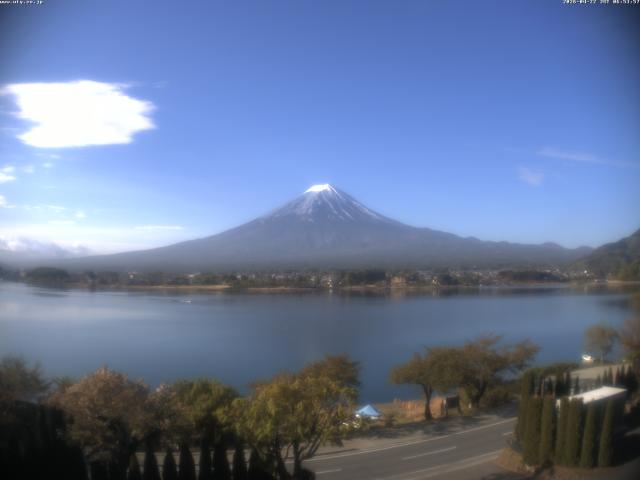 河口湖からの富士山