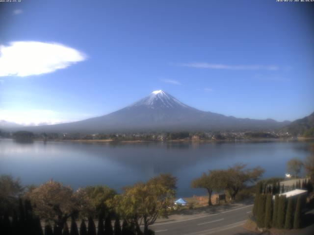 河口湖からの富士山