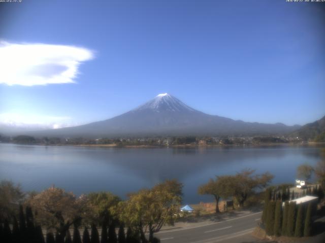 河口湖からの富士山