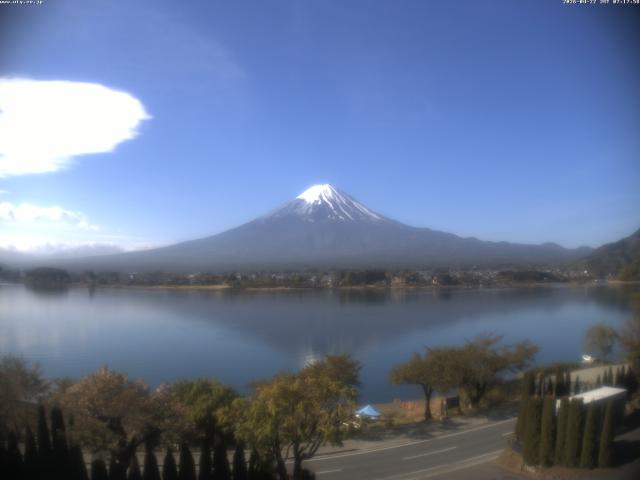 河口湖からの富士山