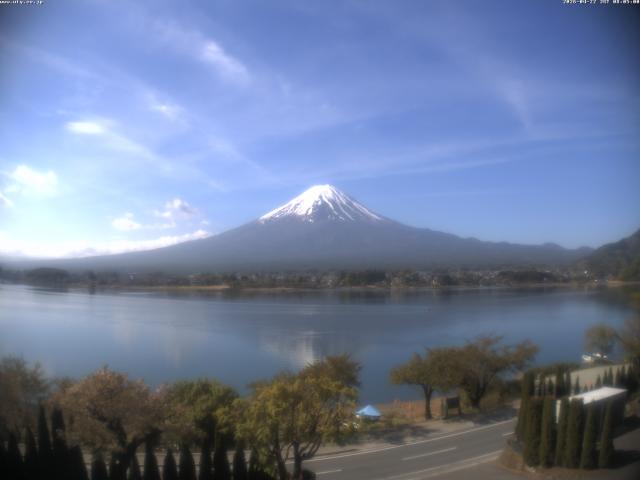 河口湖からの富士山