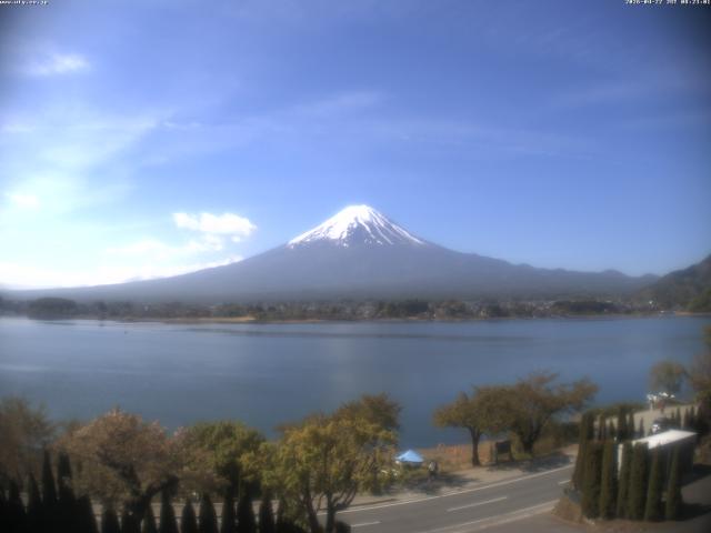 河口湖からの富士山
