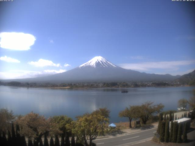 河口湖からの富士山