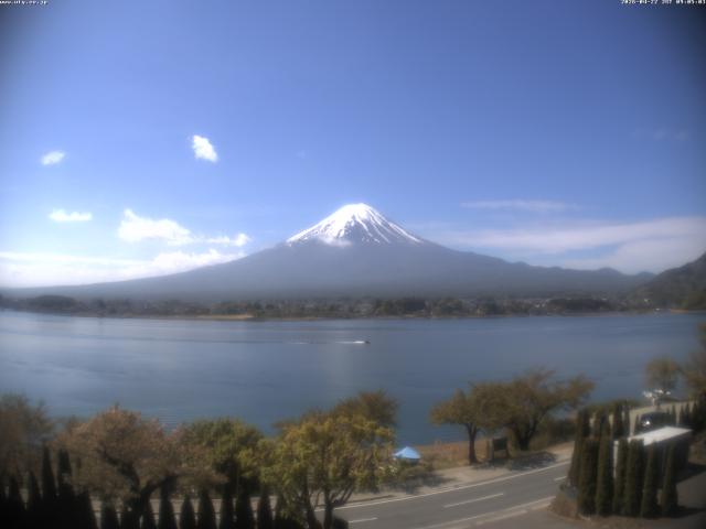河口湖からの富士山