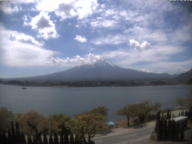 河口湖からの富士山
